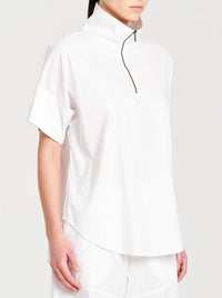 MELA PURDIE HALF ZIP SHIRT