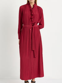 MELA PURDIE FRILL NECK DRESS