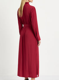 MELA PURDIE FRILL NECK DRESS