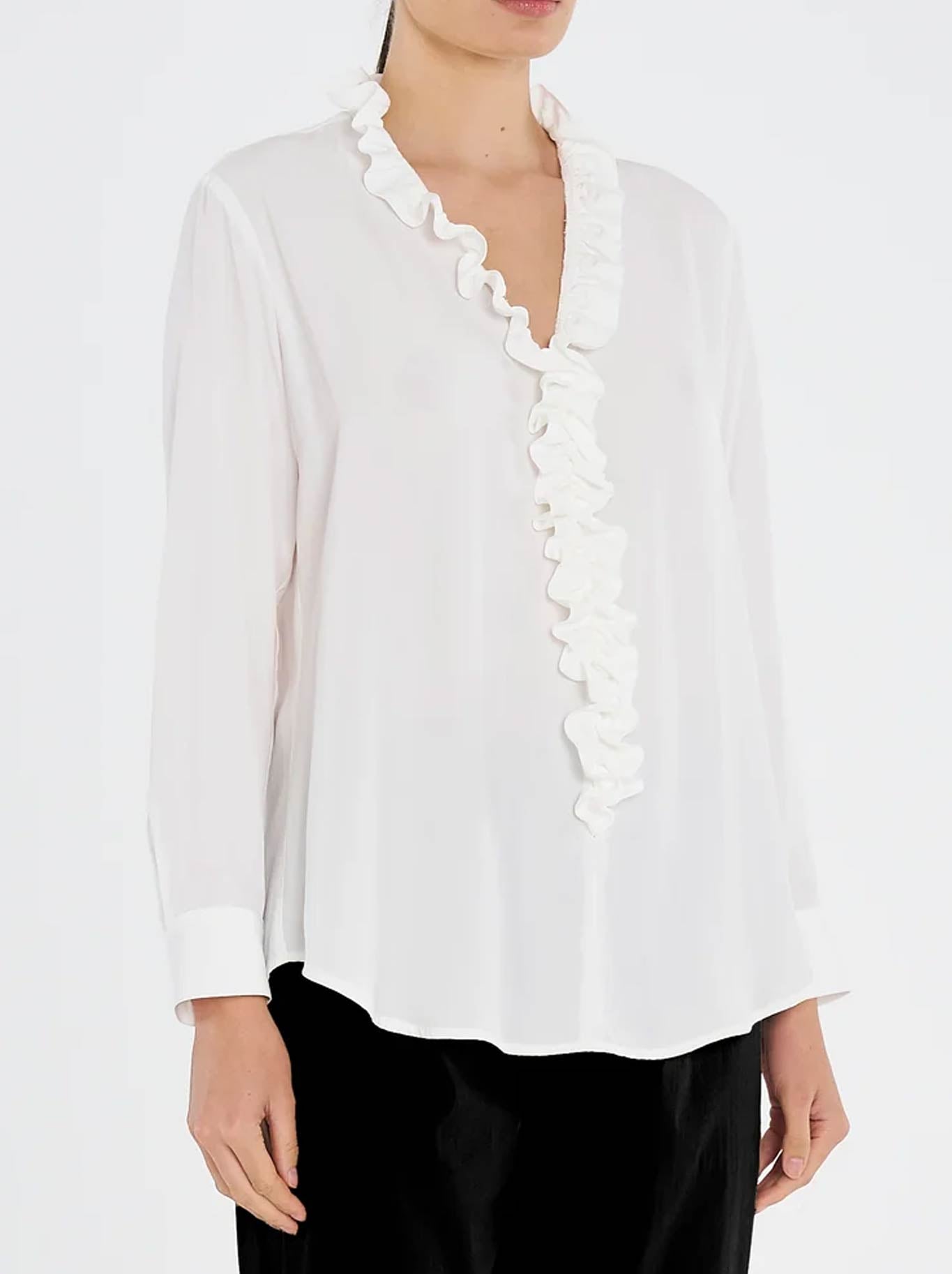 MELA PURDIE LARIAT BLOUSE