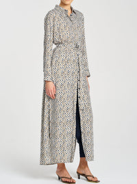MELA PURDIE TIE SHIRT DRESS