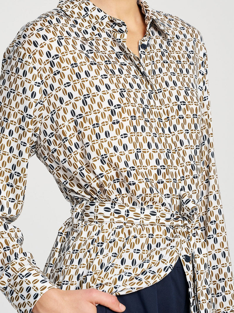 MELA PURDIE TIE SHIRT DRESS