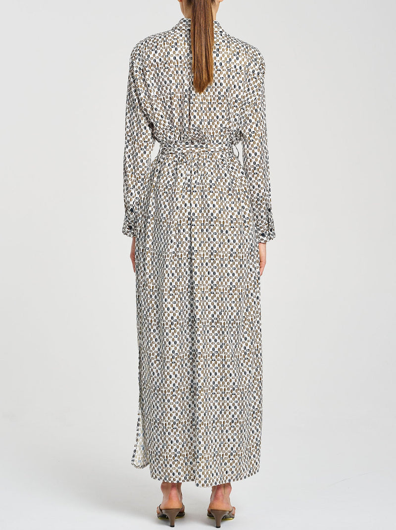 MELA PURDIE TIE SHIRT DRESS