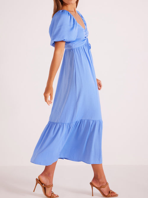 MINKPINK SOLANA PUFF MIDI DRESS