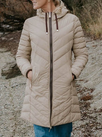 MOKE ARNIE REVERSIBLE PUFFER DOWN COAT