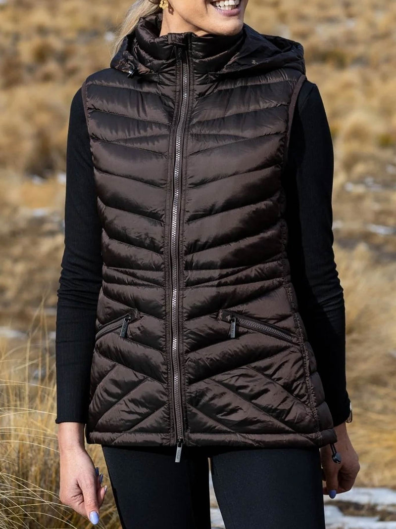 MOKE MARY CLAIRE PACKABLE DOWN PUFFER VEST