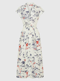 MORRISON CAPRI LINEN SHIRT DRESS