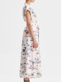 MORRISON CAPRI LINEN SHIRT DRESS