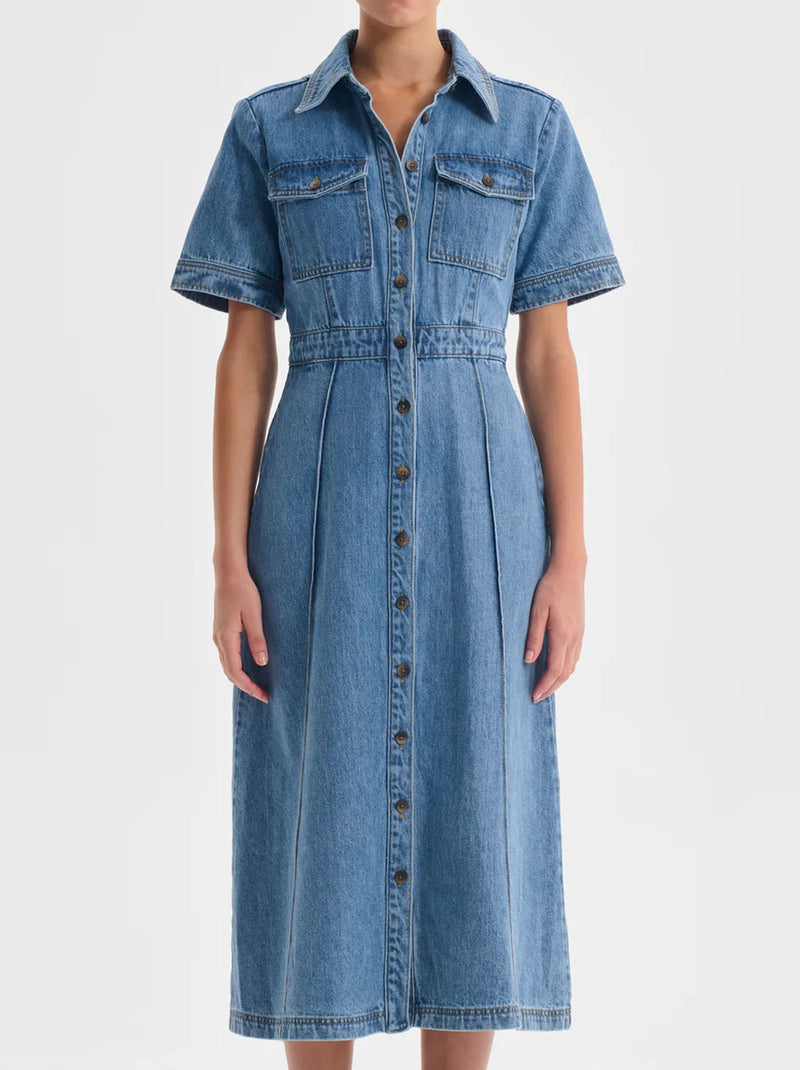 MORRISON JACQUE DENIM SHIRT DRESS