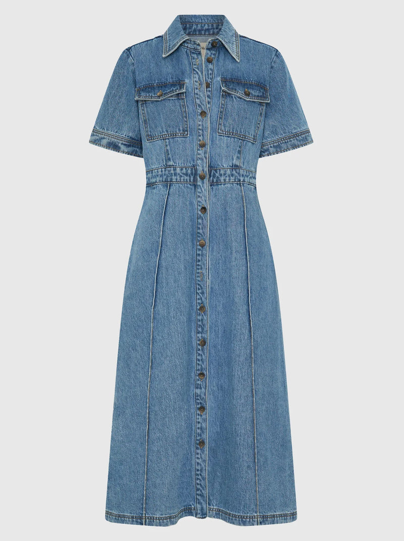 MORRISON JACQUE DENIM SHIRT DRESS