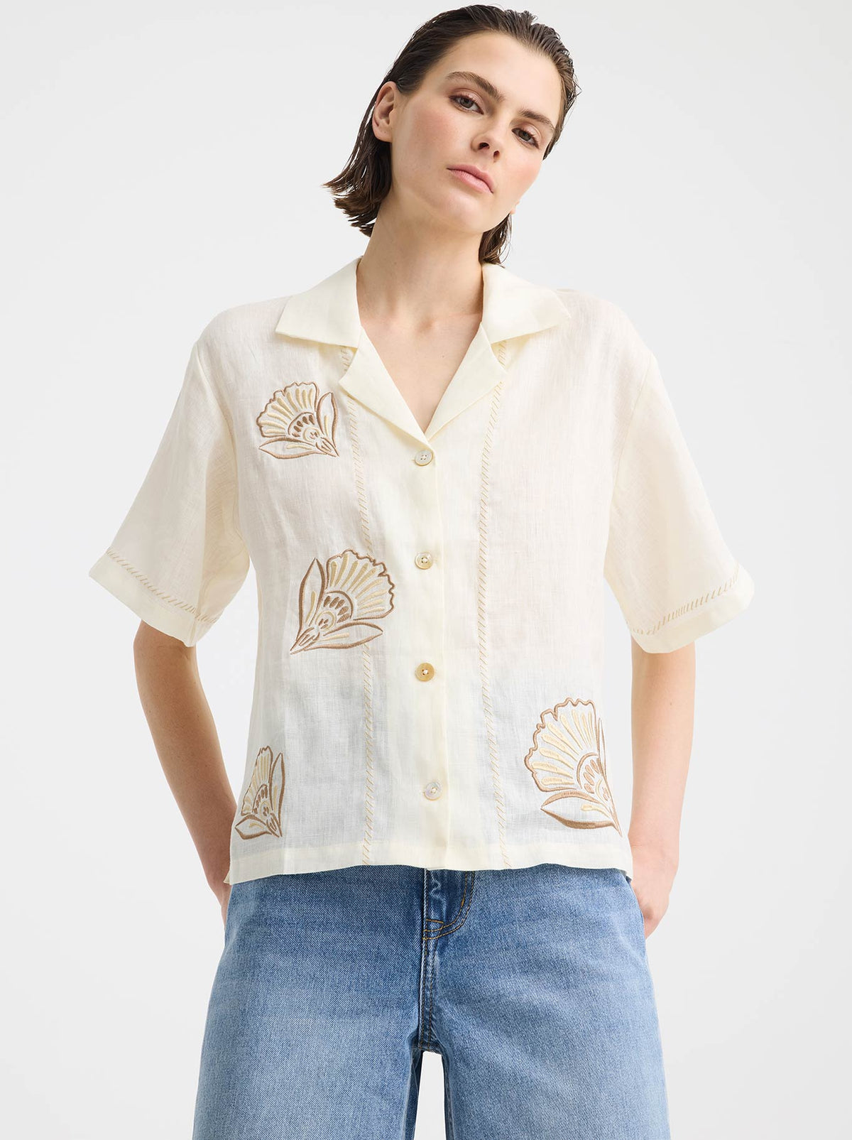 MORRISON PENELOPE LINEN SHIRT
