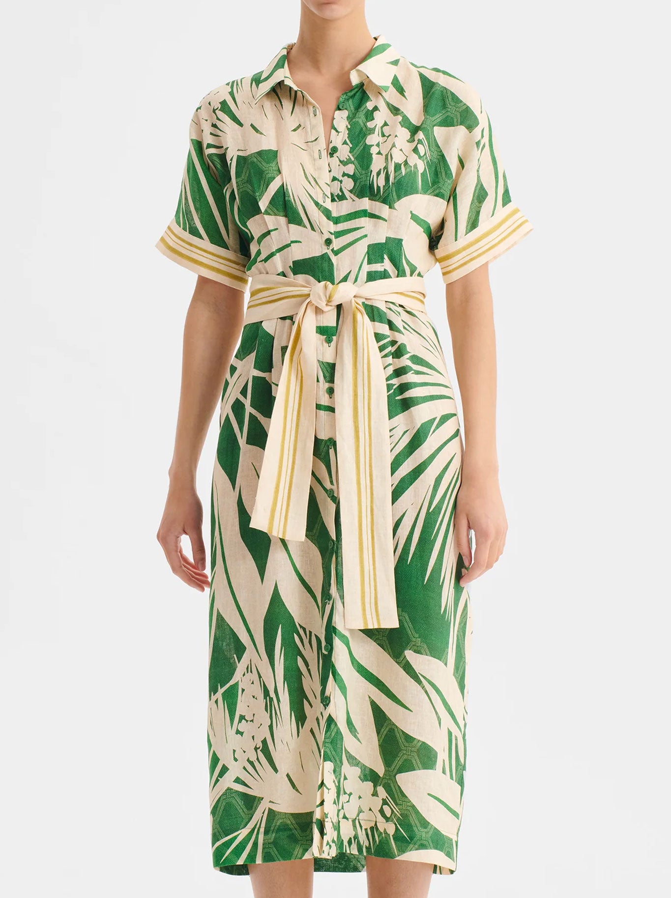 MORRISON SORRENTO LINEN SHIRT DRESS