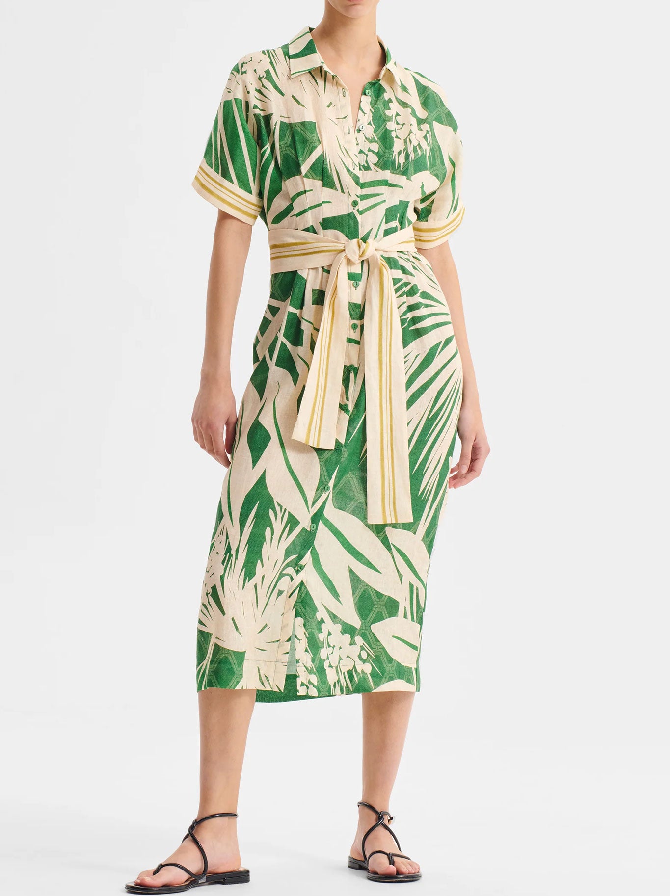 MORRISON SORRENTO LINEN SHIRT DRESS