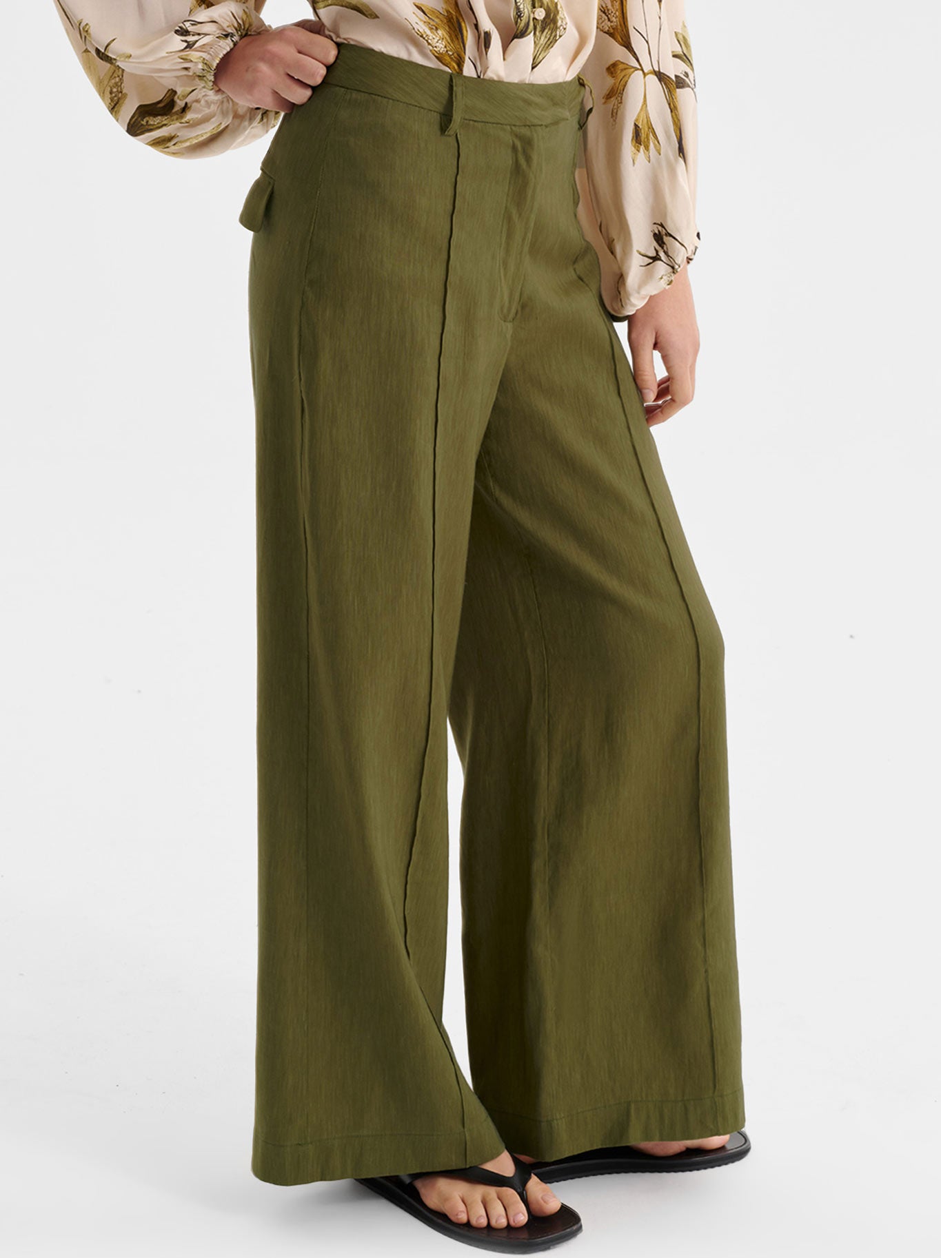 MORRISON VICTORIA PIN TUCK PANT