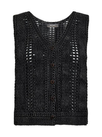 MOS MOSH ALBANJU KNIT LACE VEST