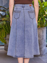 NEW LONDON KENLEY MIDI SKIRT