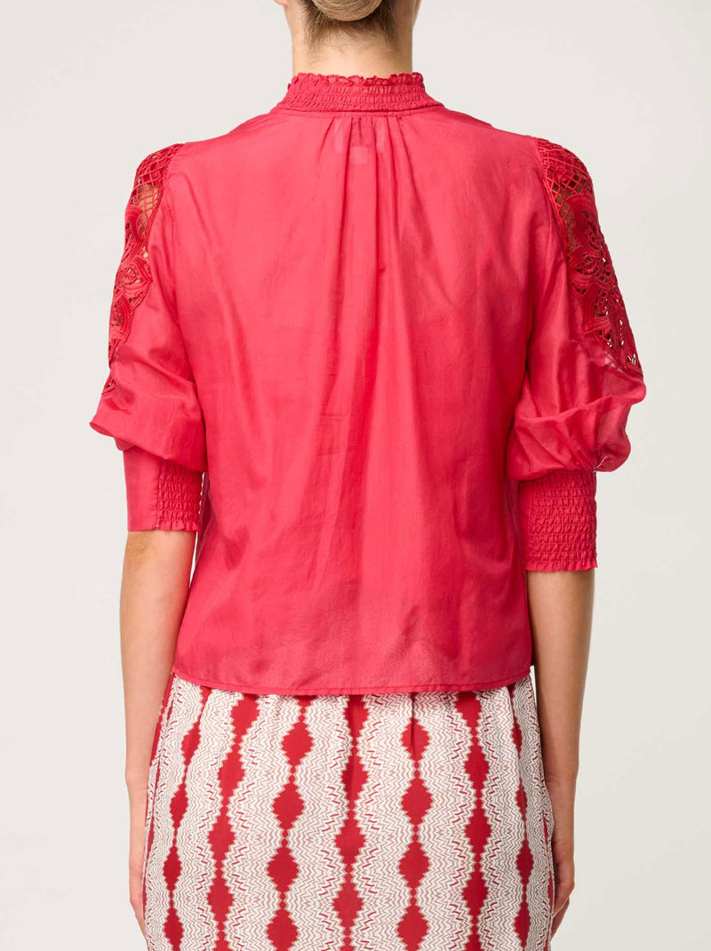 ONCE WAS OLEANDER BLOUSE