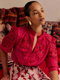 ONCE WAS OLEANDER BLOUSE