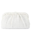 OLGA BERG AMALIA WOVEN CLUTCH