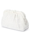 OLGA BERG AMALIA WOVEN CLUTCH