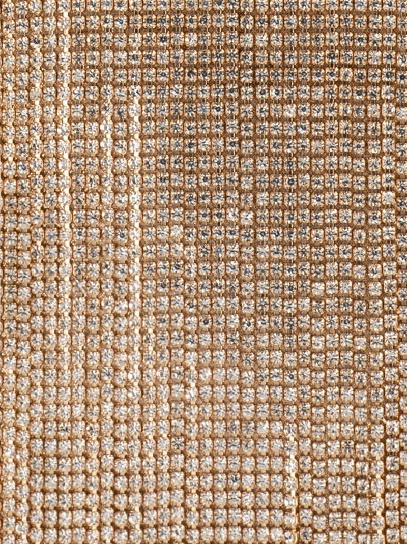 OLGA BERG BILLIE CRYSTAL FRINGE BAG