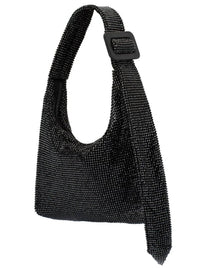 OLGA BERG CALYPSO CRYSTAL MESH BAG