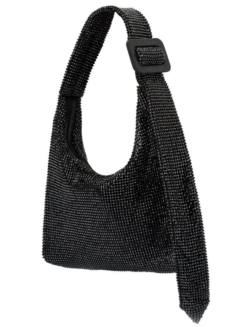 OLGA BERG CALYPSO CRYSTAL MESH BAG