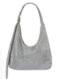 OLGA BERG CALYPSO CRYSTAL MESH BAG