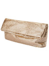 OLGA BERG CLEM OERSIZED MESH CLUTCH