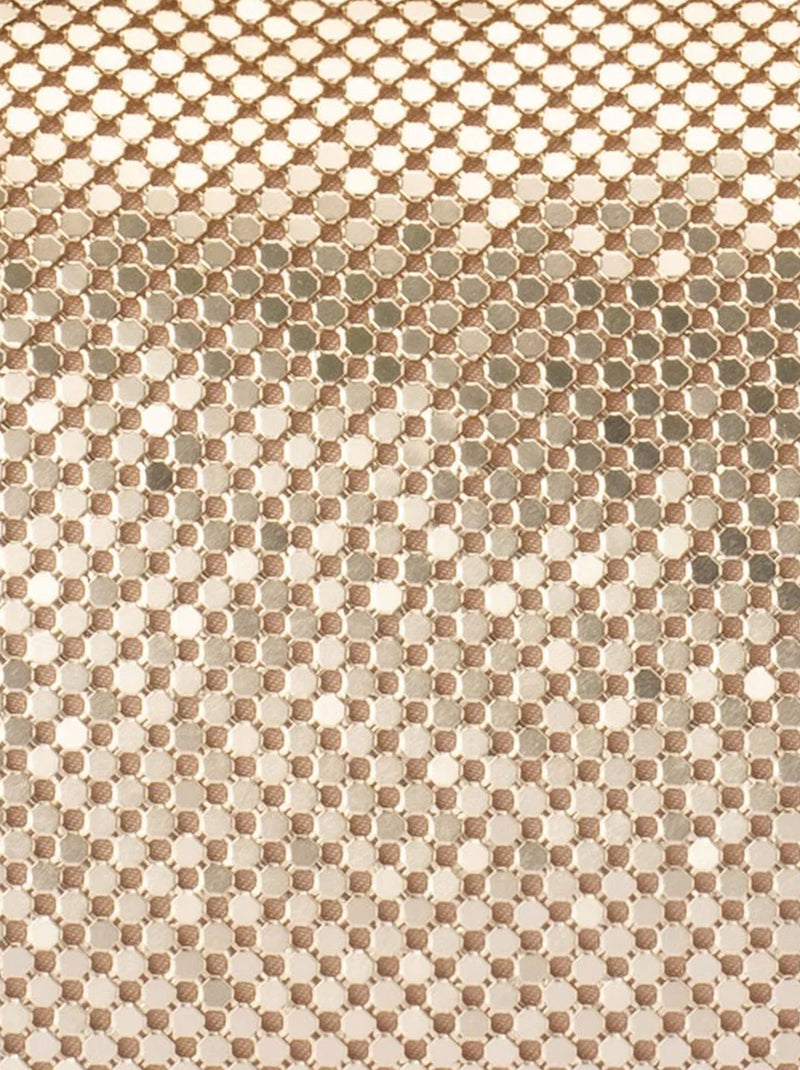 OLGA BERG CLEM OERSIZED MESH CLUTCH
