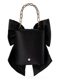 OLGA BERG DREW CRYSTAL BOW BAG