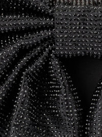 OLGA BERG DREW CRYSTAL BOW BAG