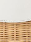 OLGA BERG ELLE WICKER BAG
