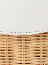OLGA BERG ELLE WICKER BAG