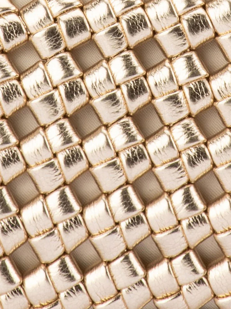 OLGA BERG EVERLY HAND WOVEN CLUTCH