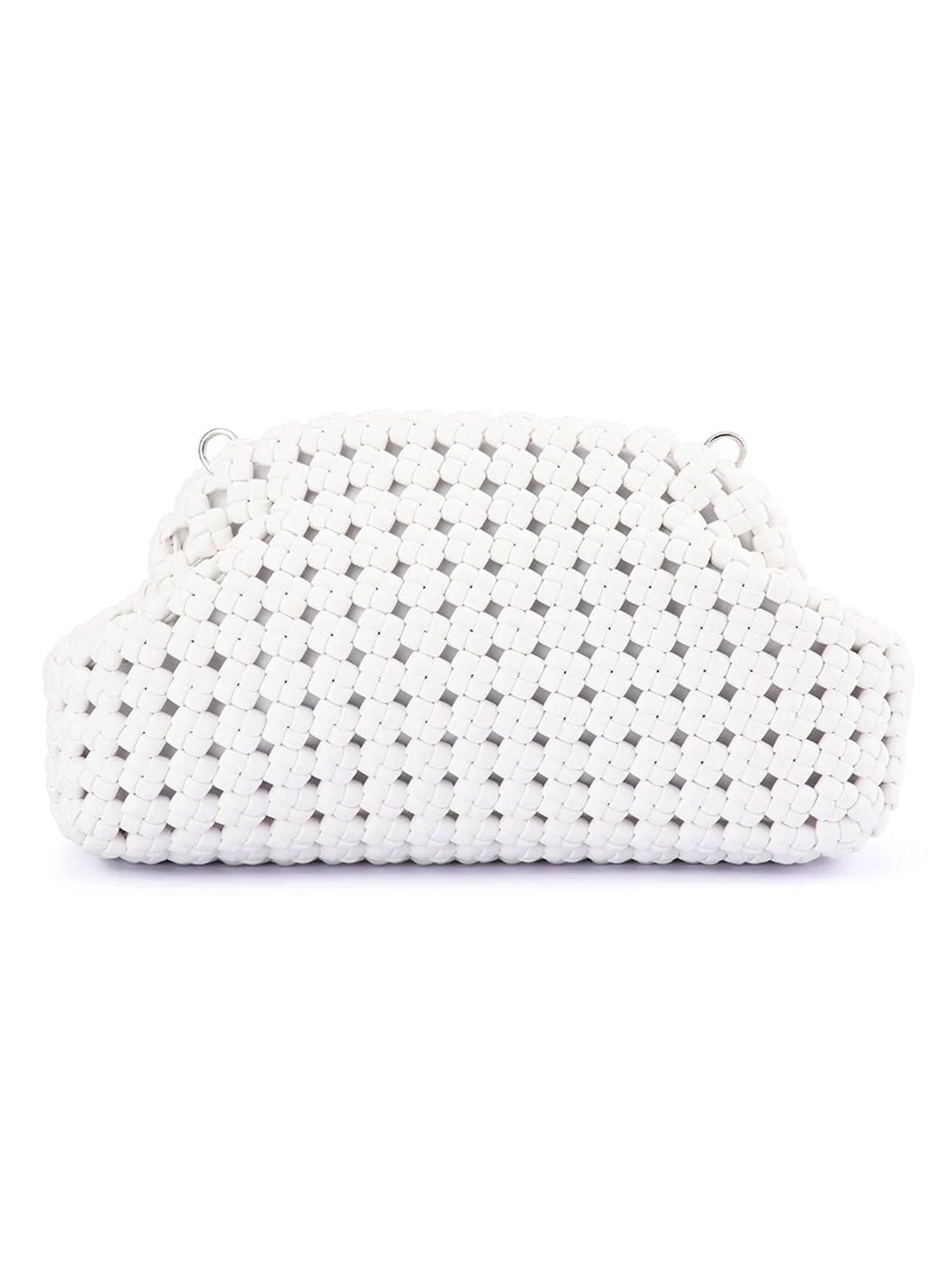 OLGA BERG EVERLY HAND WOVEN CLUTCH