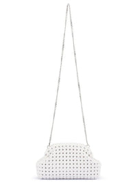 OLGA BERG EVERLY HAND WOVEN CLUTCH