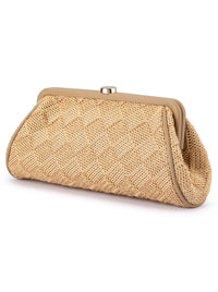 OLGA BERG LOIS WOVEN BAG