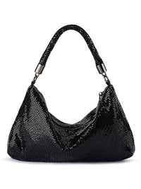 OLGA BERG MARILLA MESH ZIP TOP BAG