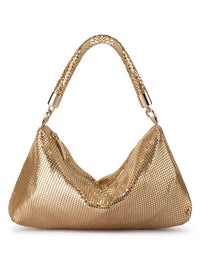 OLGA BERG MARILLA MESH ZIP TOP BAG