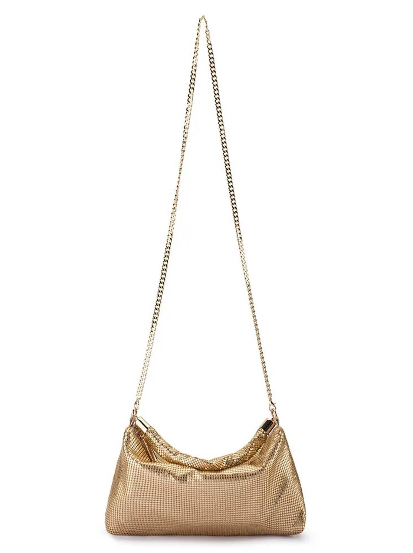 OLGA BERG MARILLA MESH ZIP TOP BAG