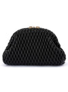OLGA BERG PAIGE TEXTURED CLUTCH