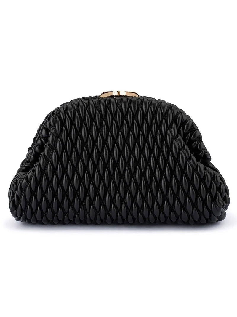 OLGA BERG PAIGE TEXTURED CLUTCH