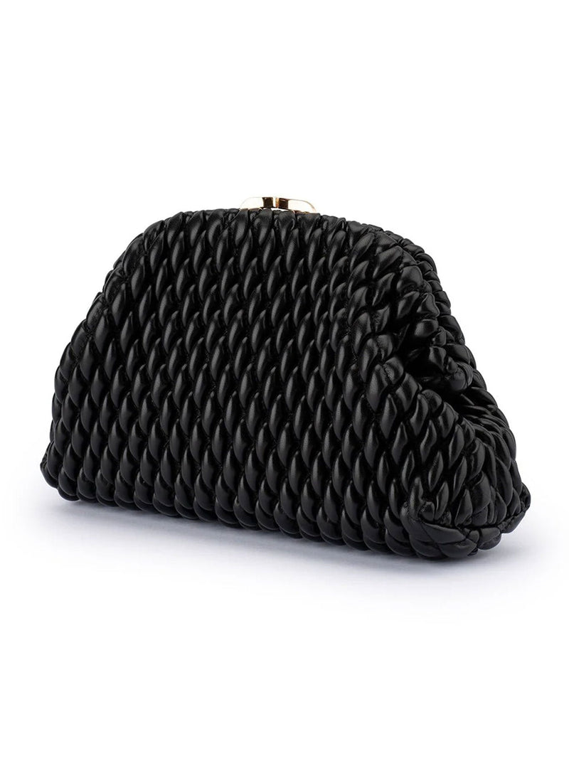 OLGA BERG PAIGE TEXTURED CLUTCH