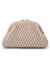 OLGA BERG PAIGE TEXTURED CLUTCH