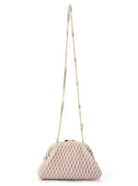 OLGA BERG PAIGE TEXTURED CLUTCH