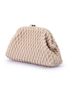 OLGA BERG PAIGE TEXTURED CLUTCH