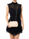 OLGA BERG QUINN WOVEN CLUTCH