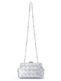 OLGA BERG QUINN WOVEN CLUTCH