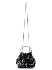 OLGA BERG SHARMA SEQUIN POUCH